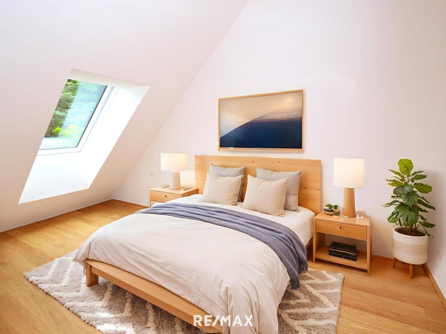 Schlafzimmer (virtuell eingerichtet)