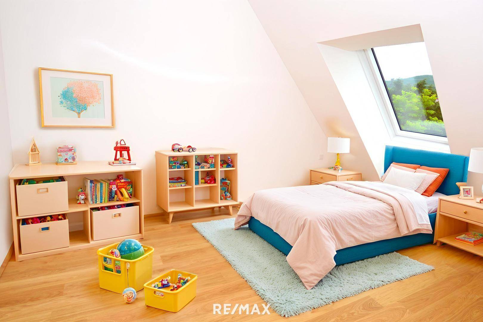 Kinderzimmer (virtuell eingerichtet)