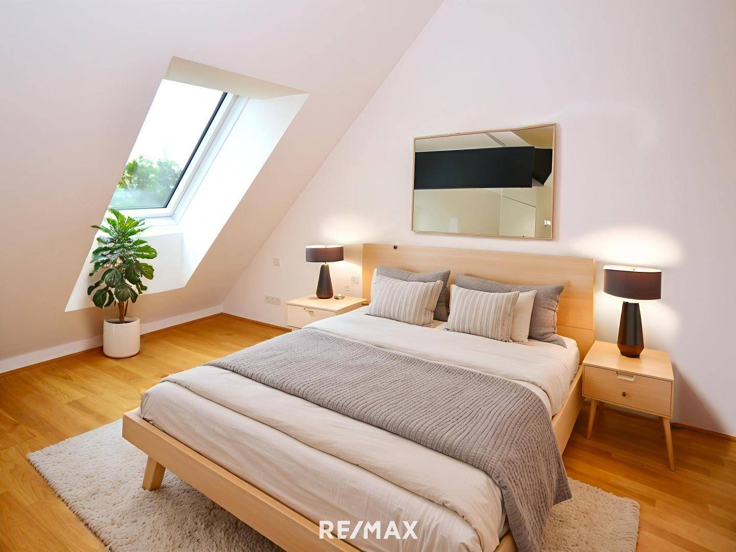 Schlafzimmer (virtuell eingerichtet)