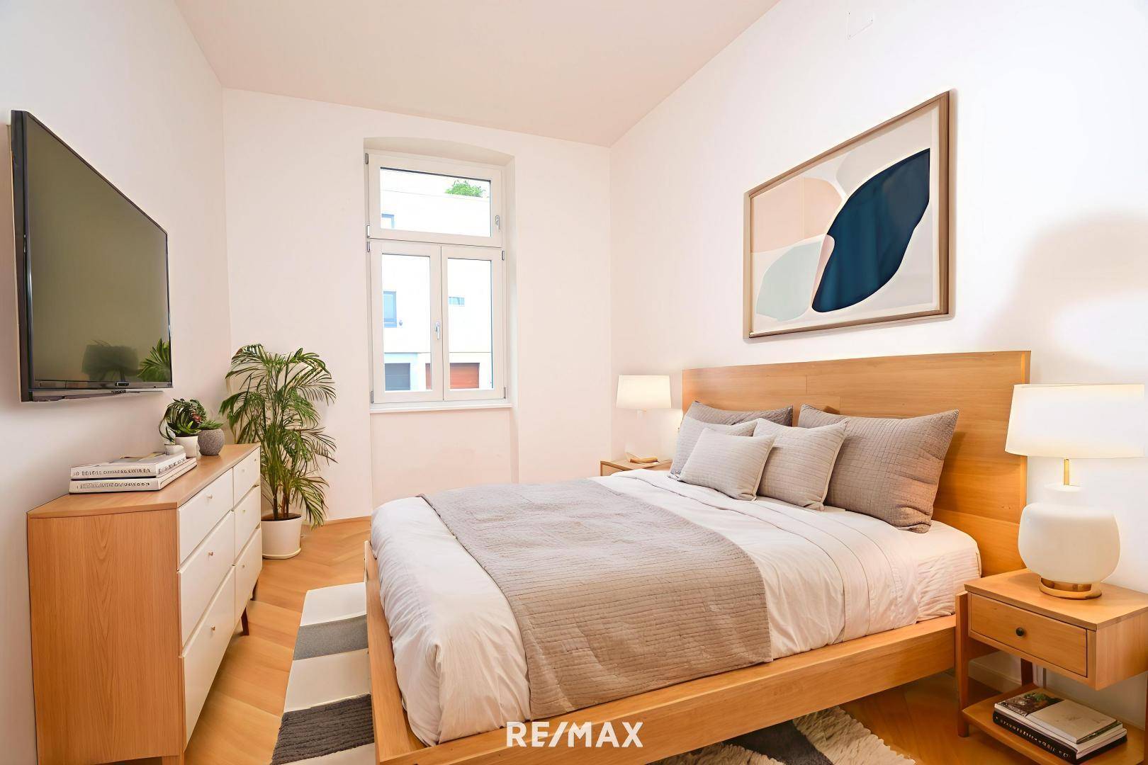 Schlafzimmer (virtuell eingerichtet)
