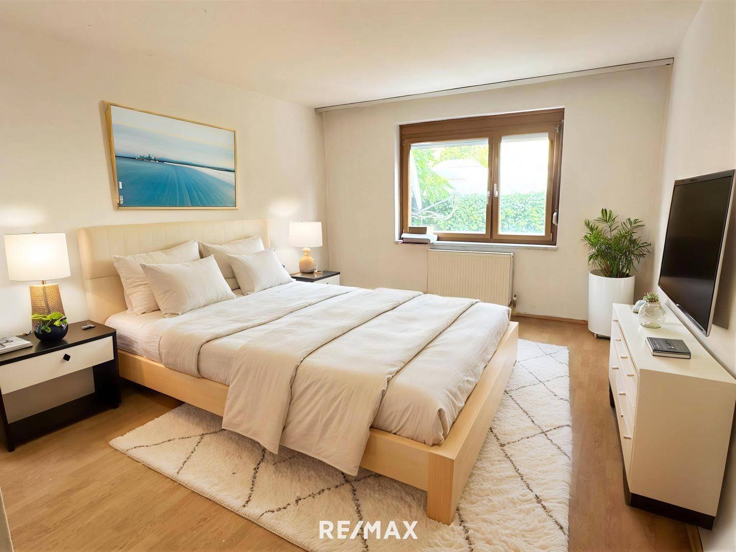 Schlafzimmer (virtuell eingerichtet)