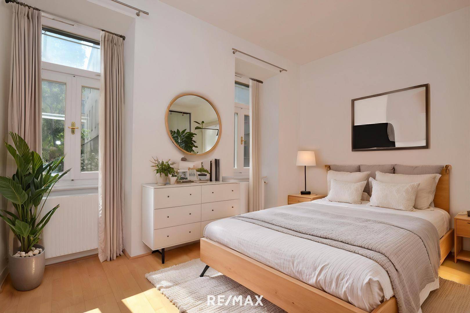 Schlafzimmer (virtuell eingerichtet)