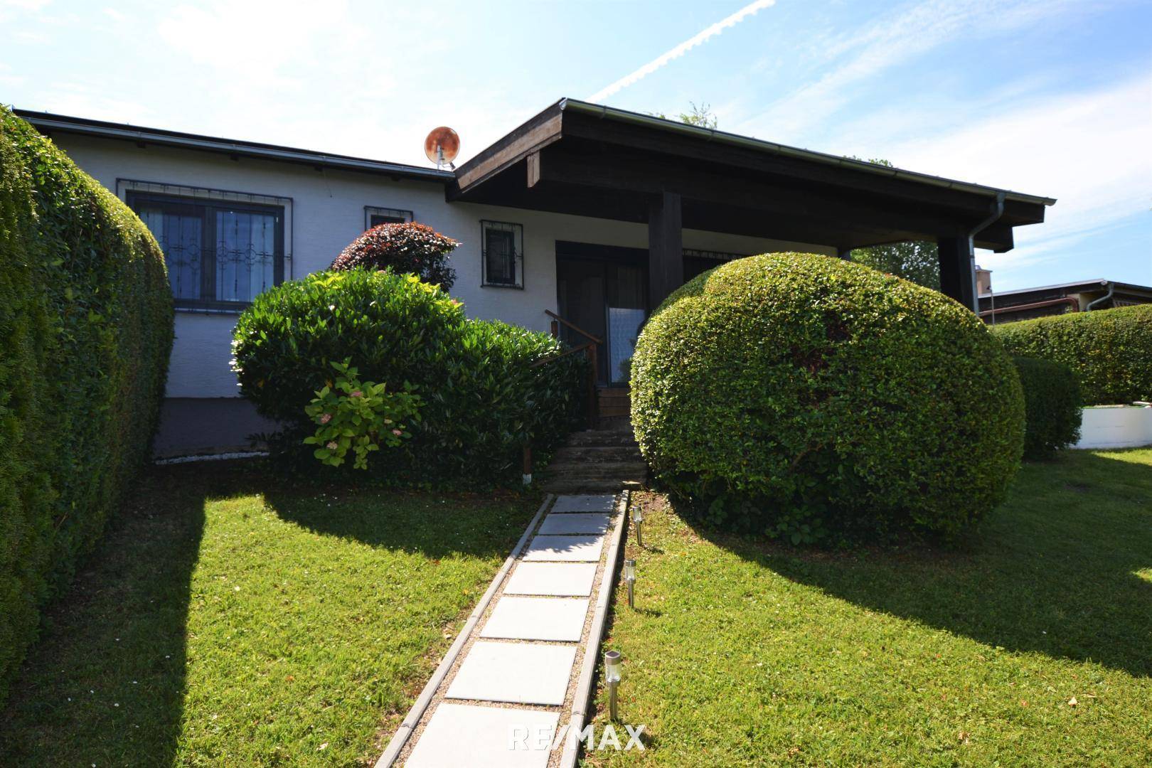 Blick aufs Haus