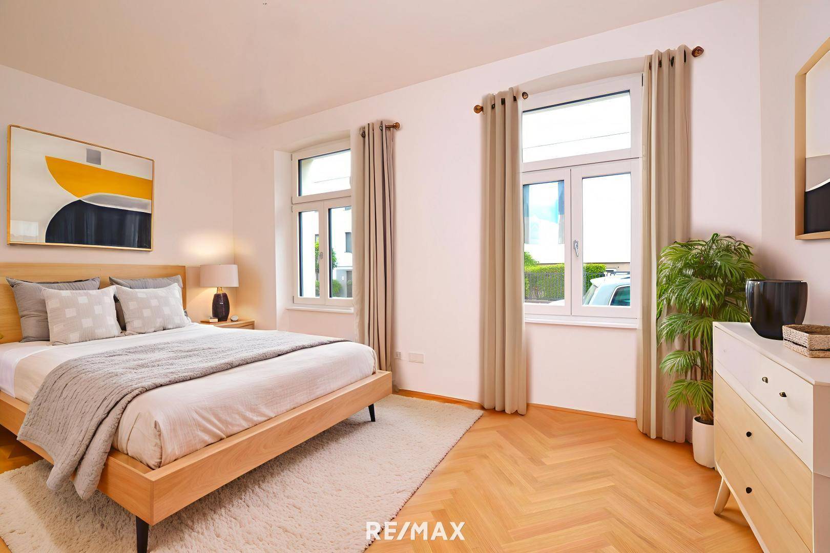 Schlafzimmer (virtuell eingerichtet)