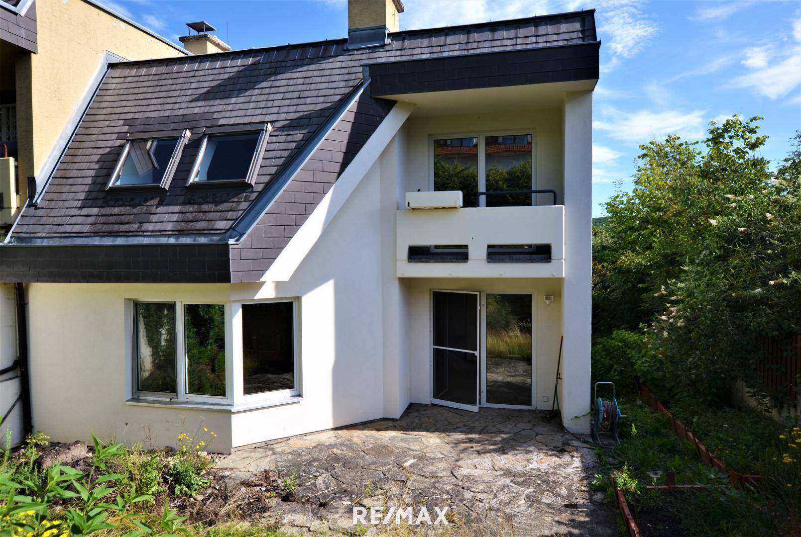 Reihenhaus gartenseitig