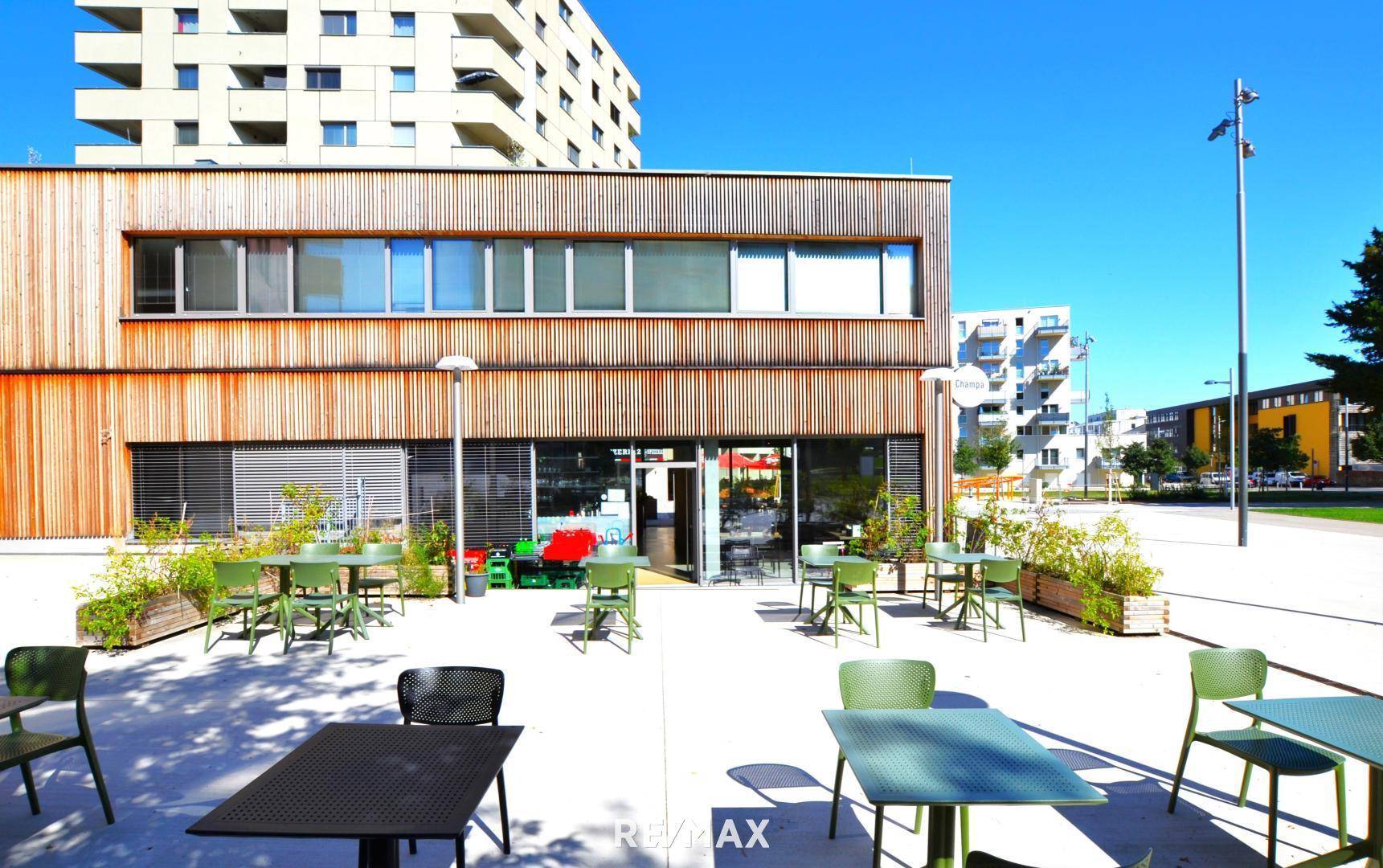 Sonnige Terrasse