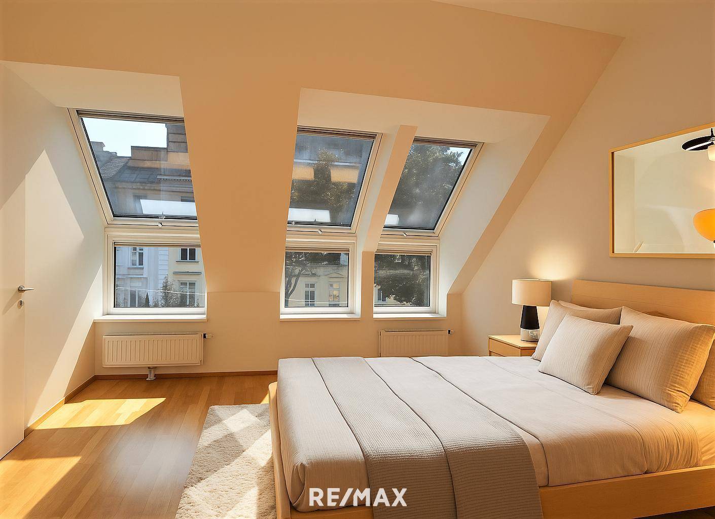 Schlafzimmer (virtuell eingerichtet)