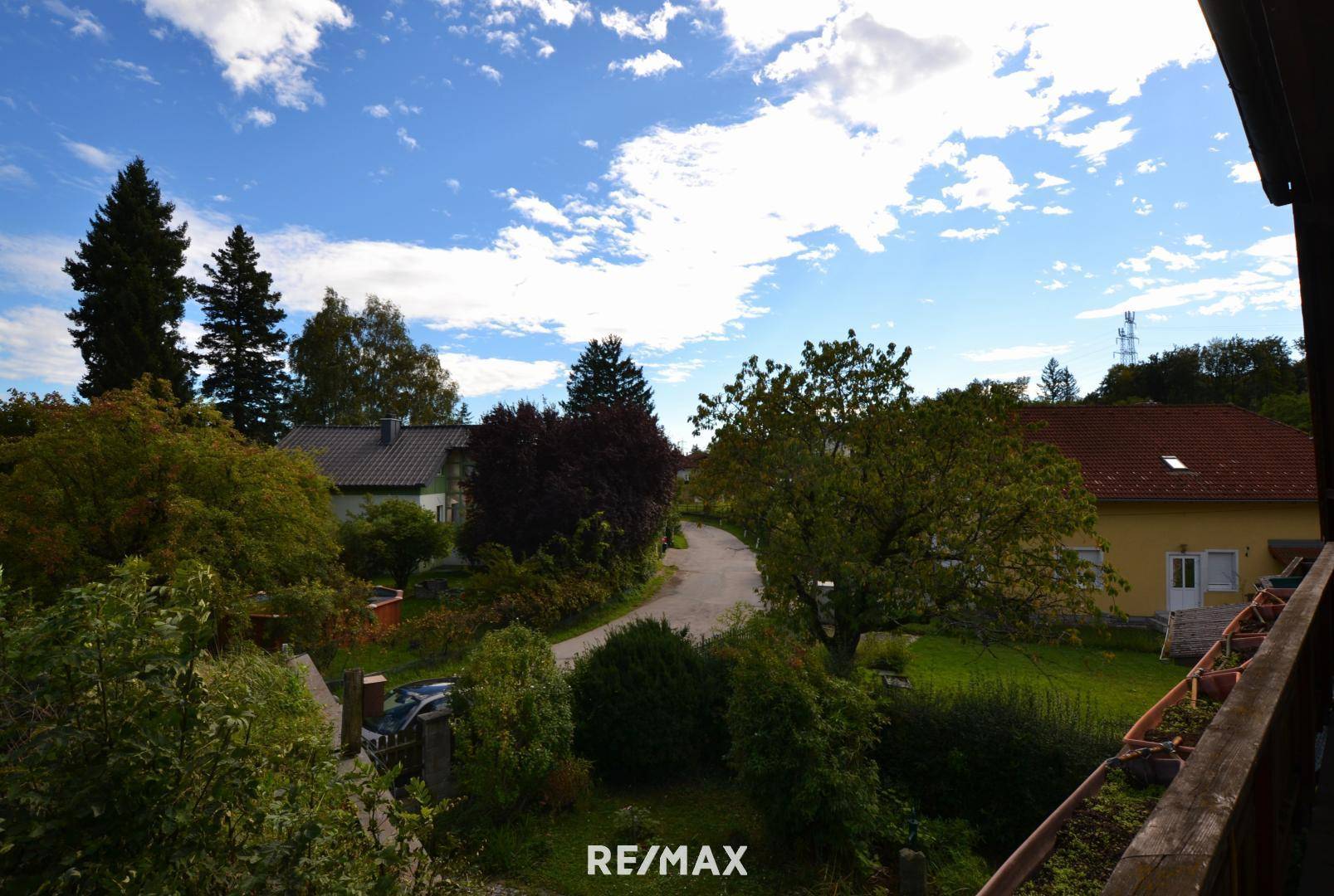 Ausblick Balkon