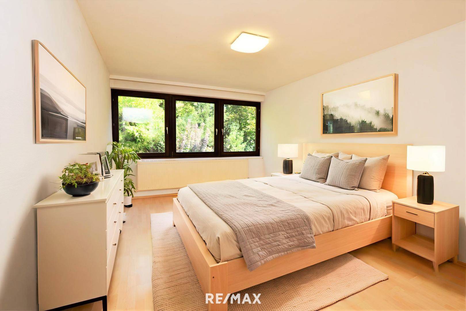 Schlafzimmer (virtuell eingerichtet)