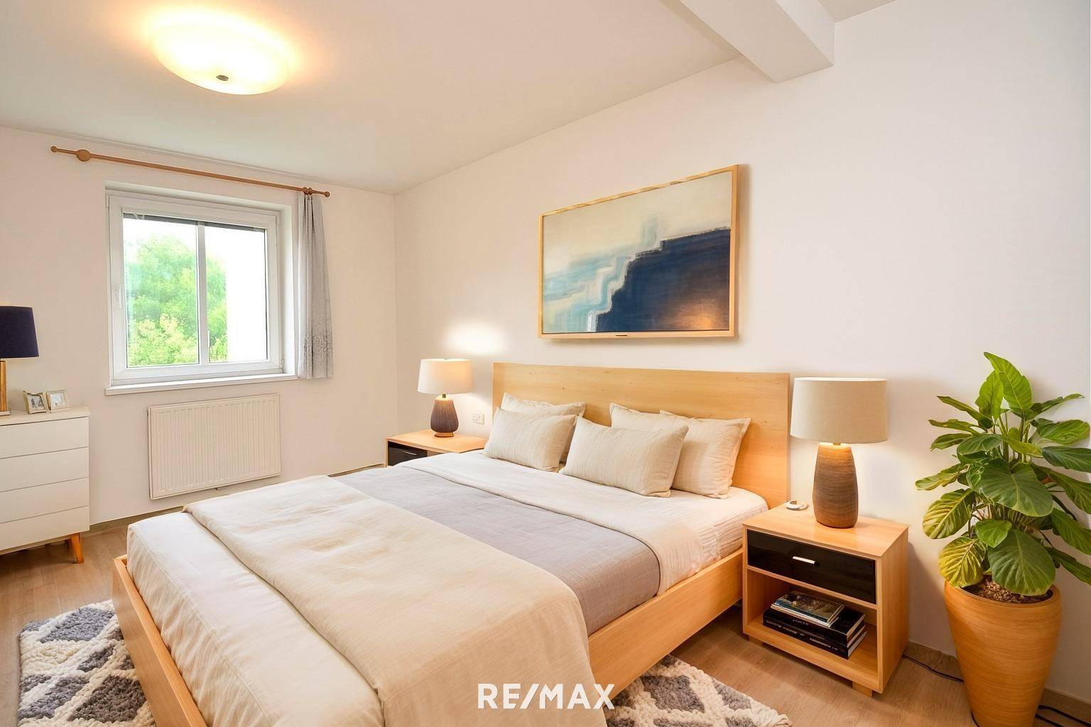 Schlafzimmer (virtuell eingerichtet)