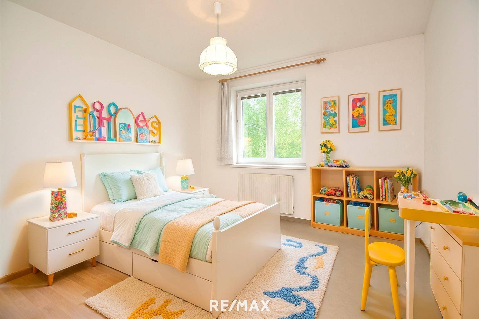Kinderzimmer (virtuell eingerichtet)