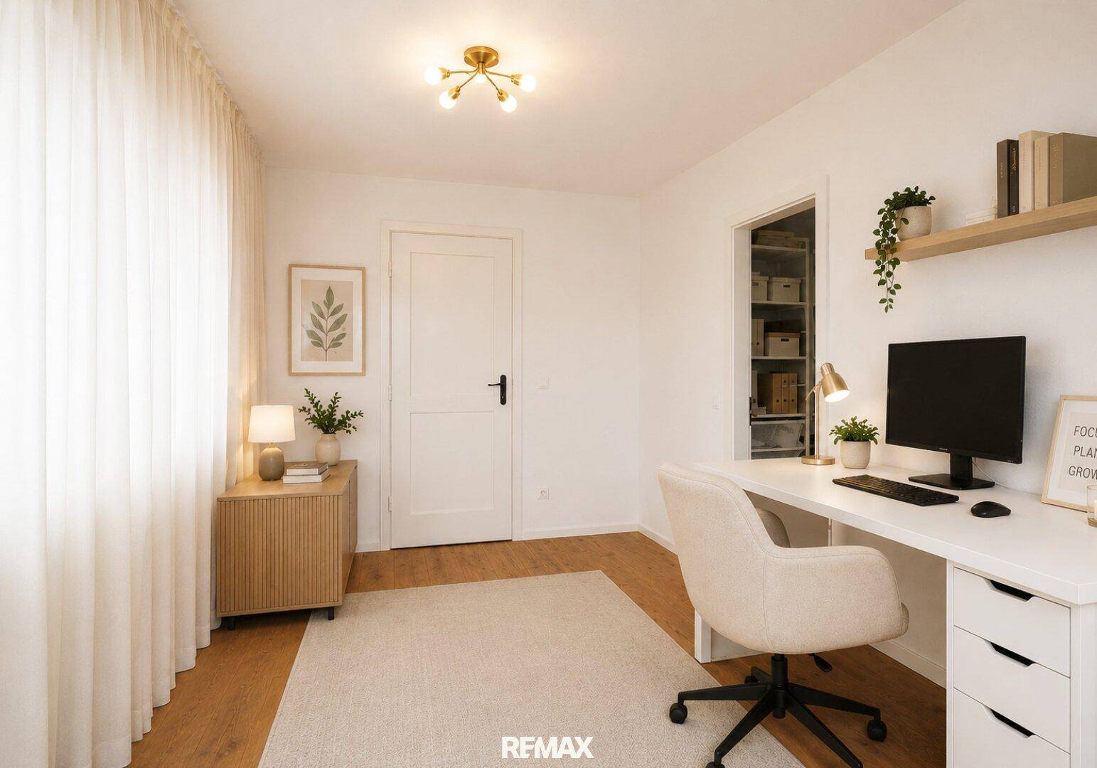 Arbeitszimmer (virtuell eingerichtet)