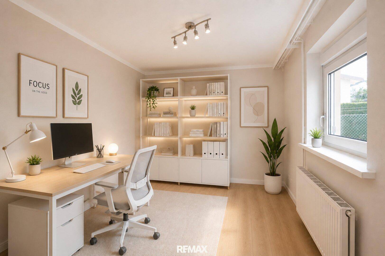Arbeitszimmer – virtuell eingerichtet
