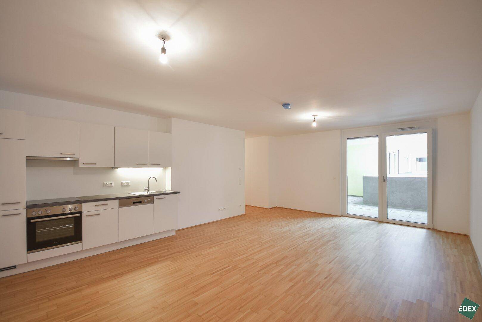 Moderne und helle 2-Zimmer Wohnung mit Loggia nahe Donau - Widok 3