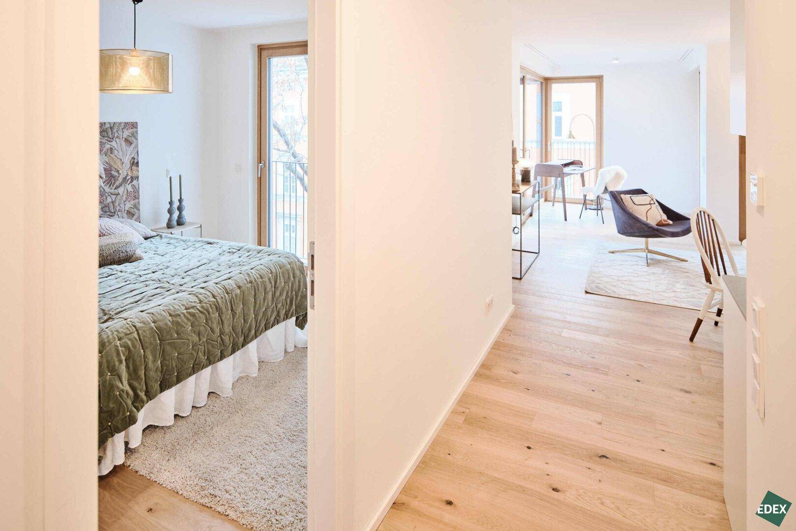 Apollogasse: Elegantes Wohnen mit Miele-Küche &amp; sonniger Süd-Loggia – pohled 6