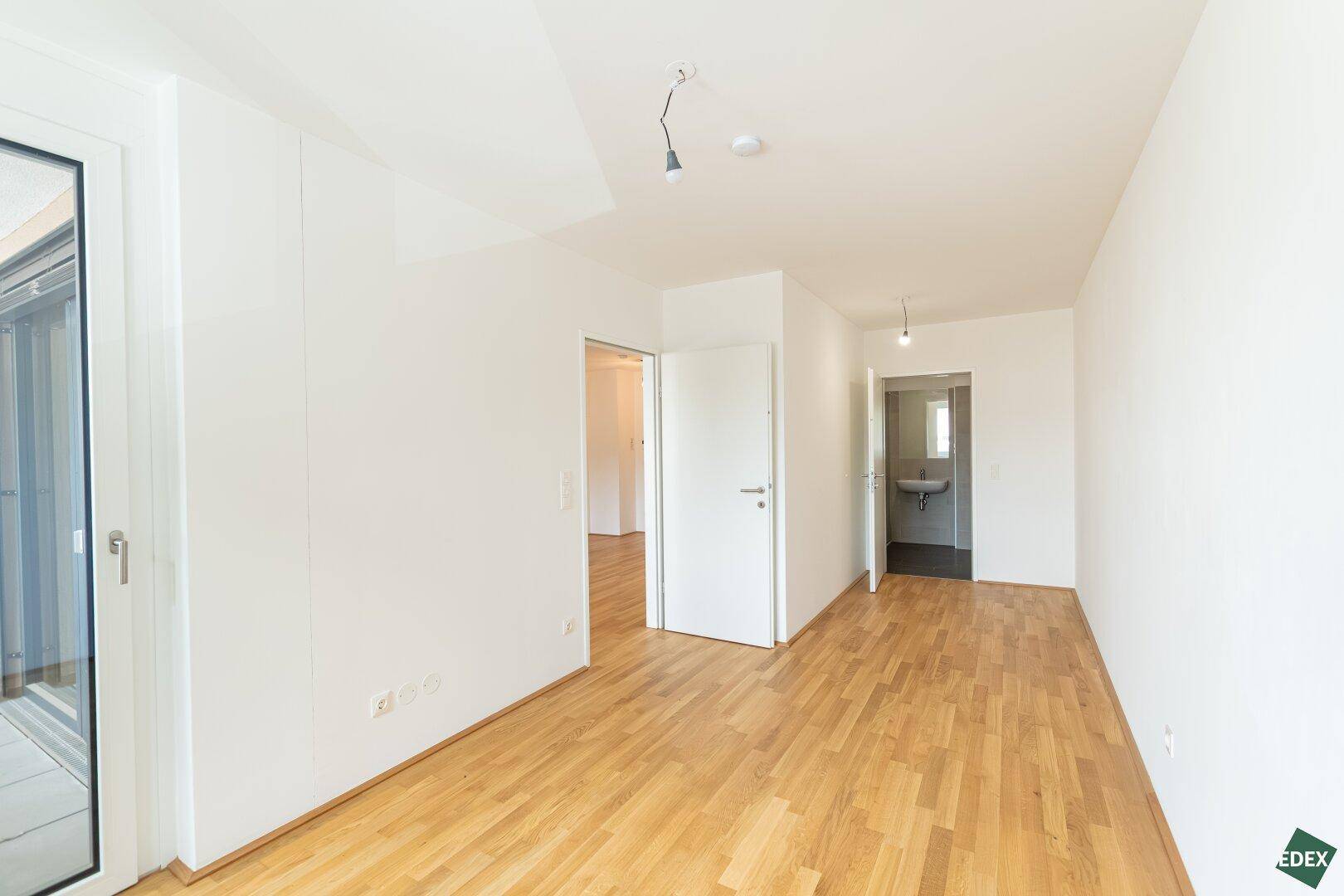 Moderne und helle 2-Zimmer Wohnung mit Loggia nahe Donau - Ansicht 5