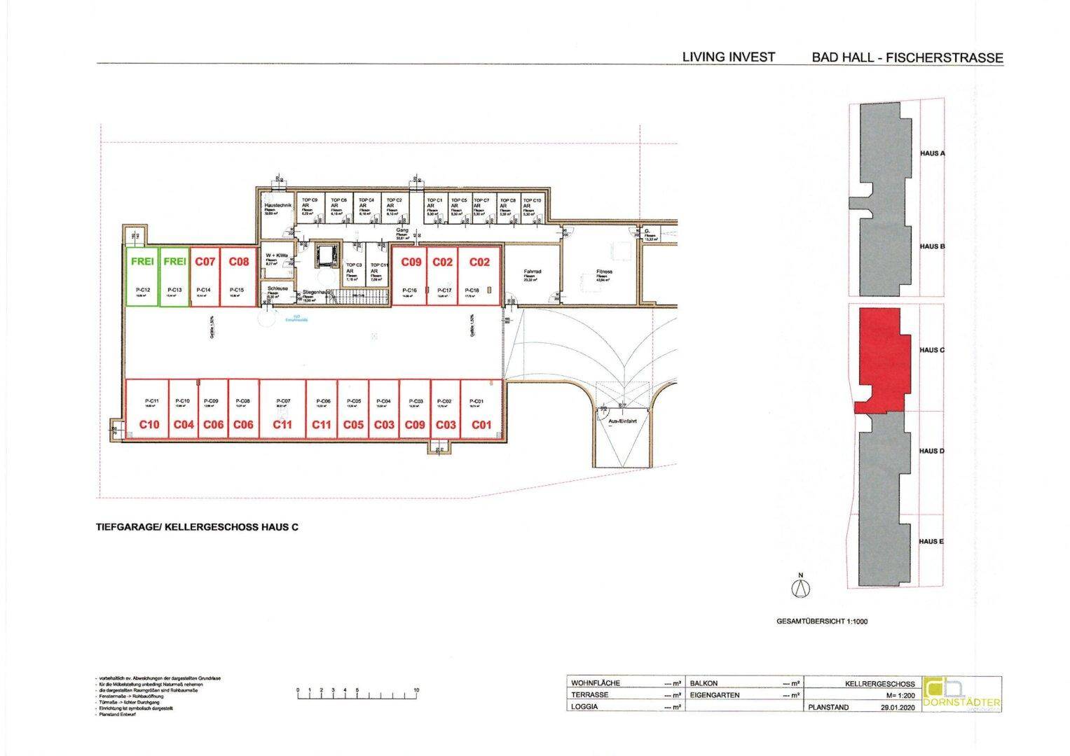 Tiefgaragenübersicht -> P-C13