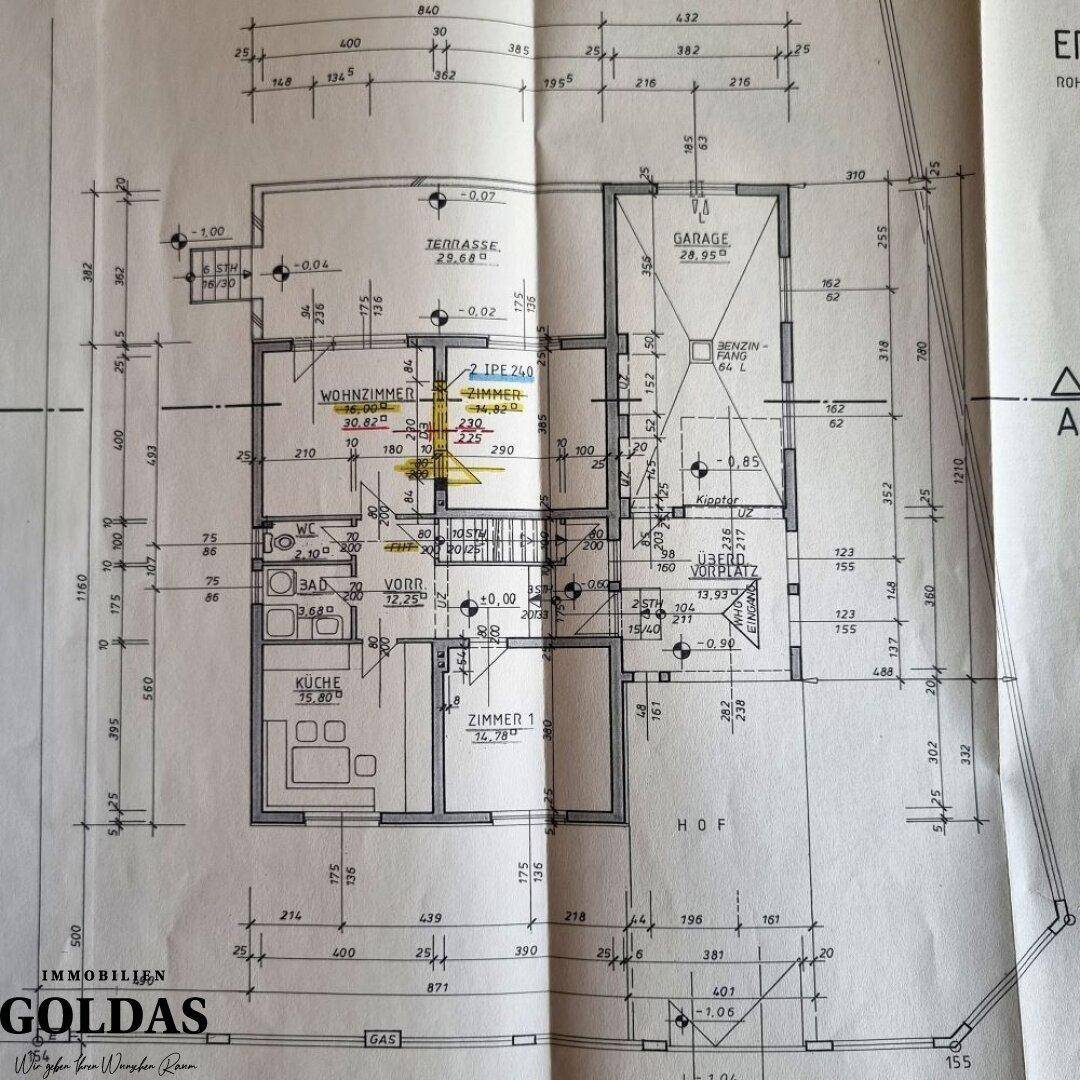 Plan Erdgeschoss