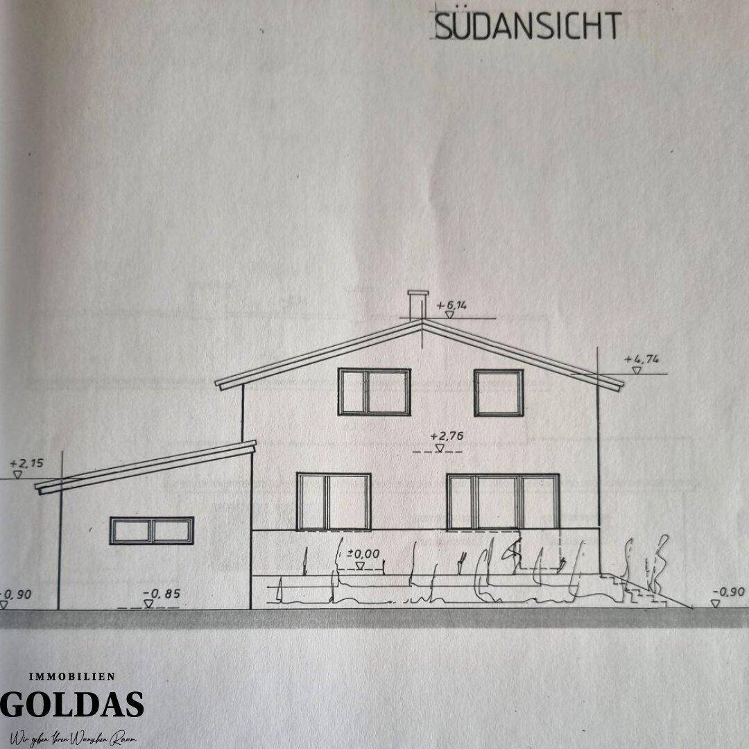 Plan Südansicht