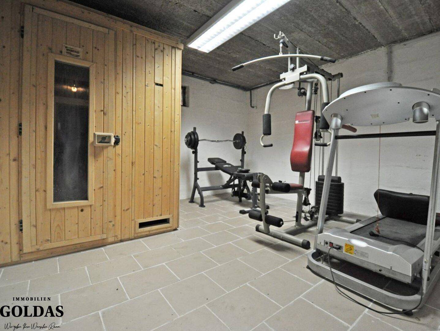 Sauna/Fitness Kellergeschoss