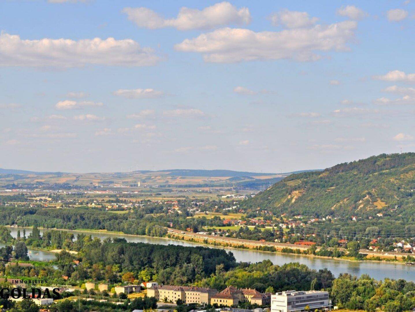 Blick auf die Donau...