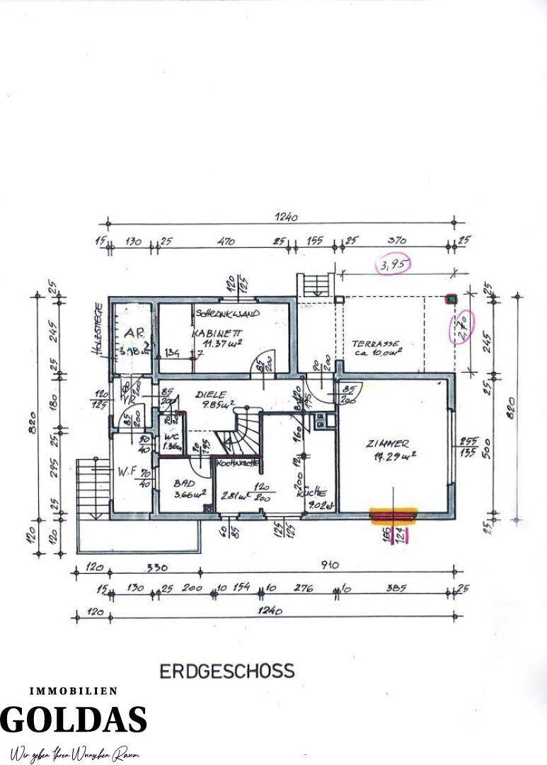 Erdgeschoß Plan