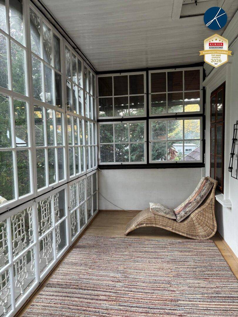 Loggia im Obergeschoß