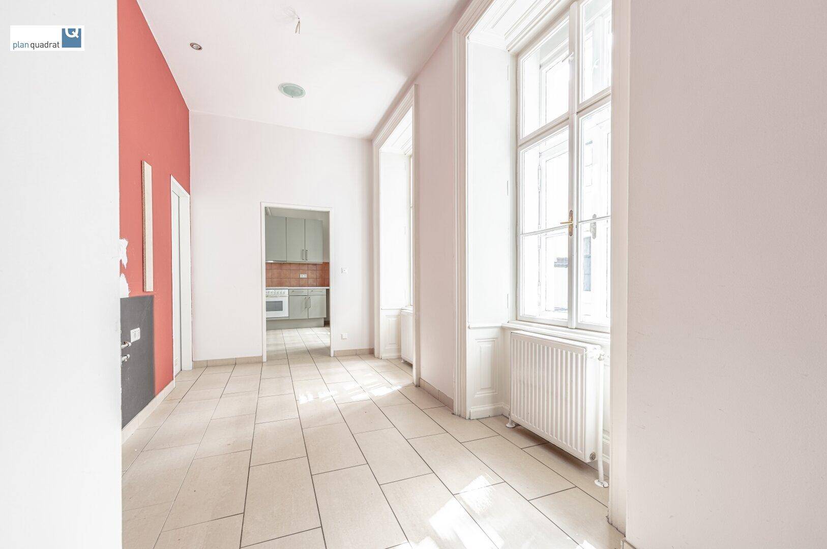 Vorraum (ca. 9,00 m²) - Zugang von Stiege 2 (Nebeneingang)