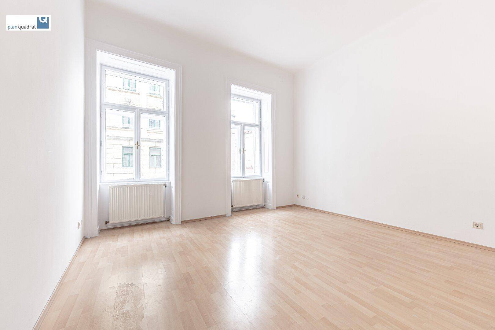 Zimmer 2 (ca. 22,00 m²) gem. Grundriss-Skizze