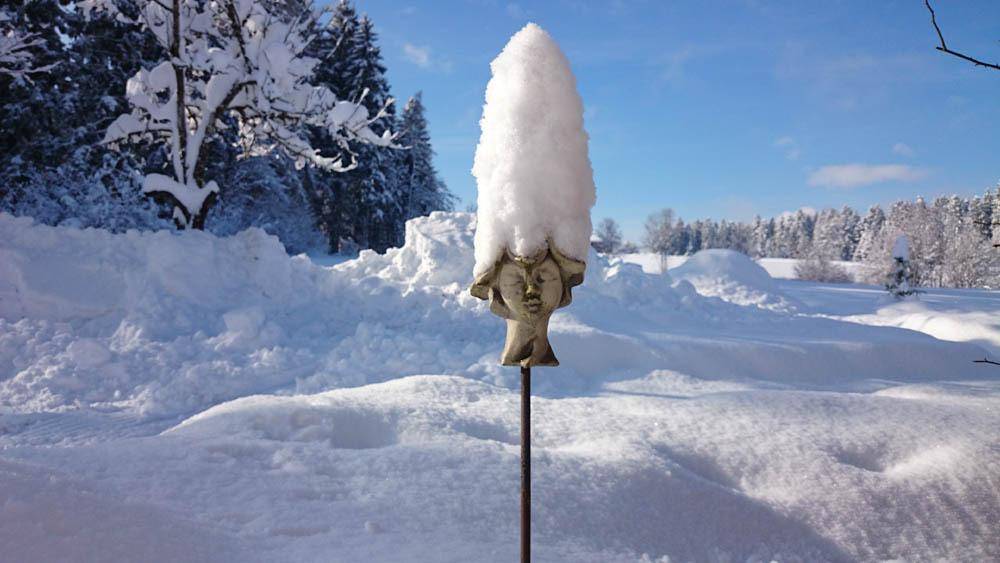 Garten im Winter
