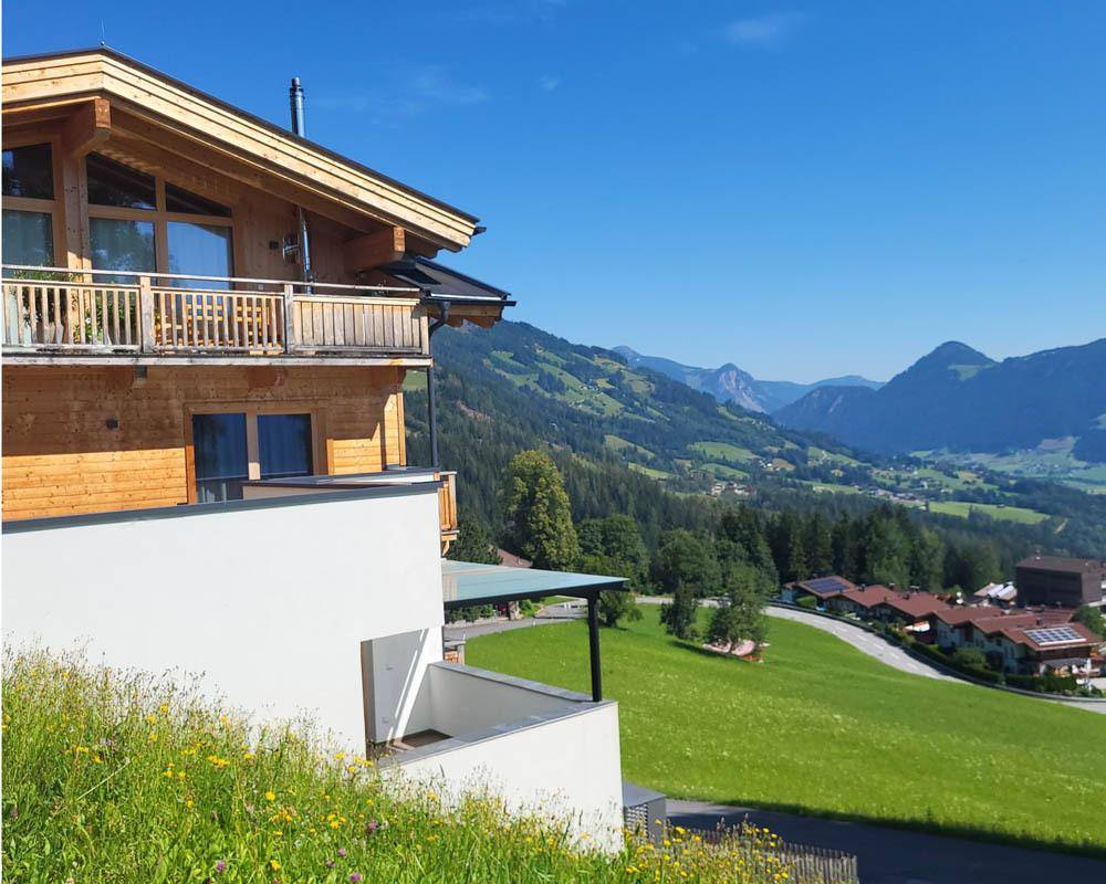 Panoramablick in die Zillertaler Alpen
