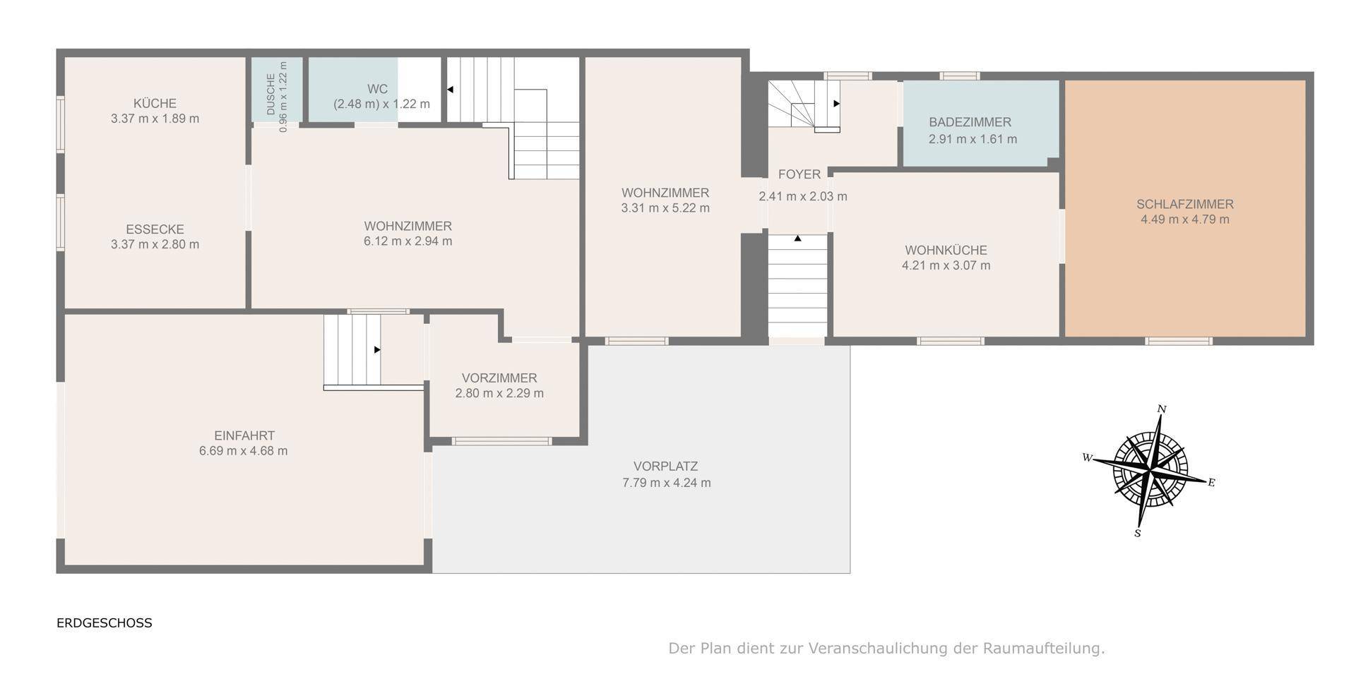 Grundriss - Erdgeschoss