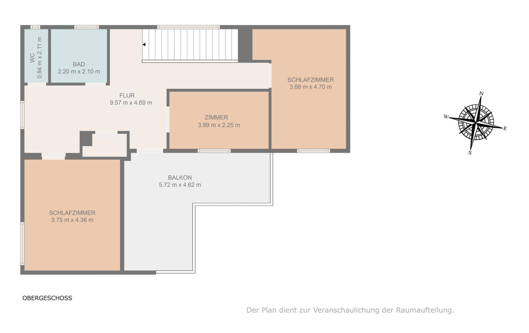 Grundriss - Obergeschoss