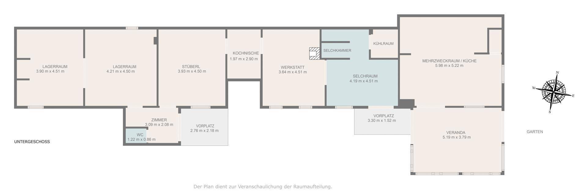 Grundriss - Untergeschoss