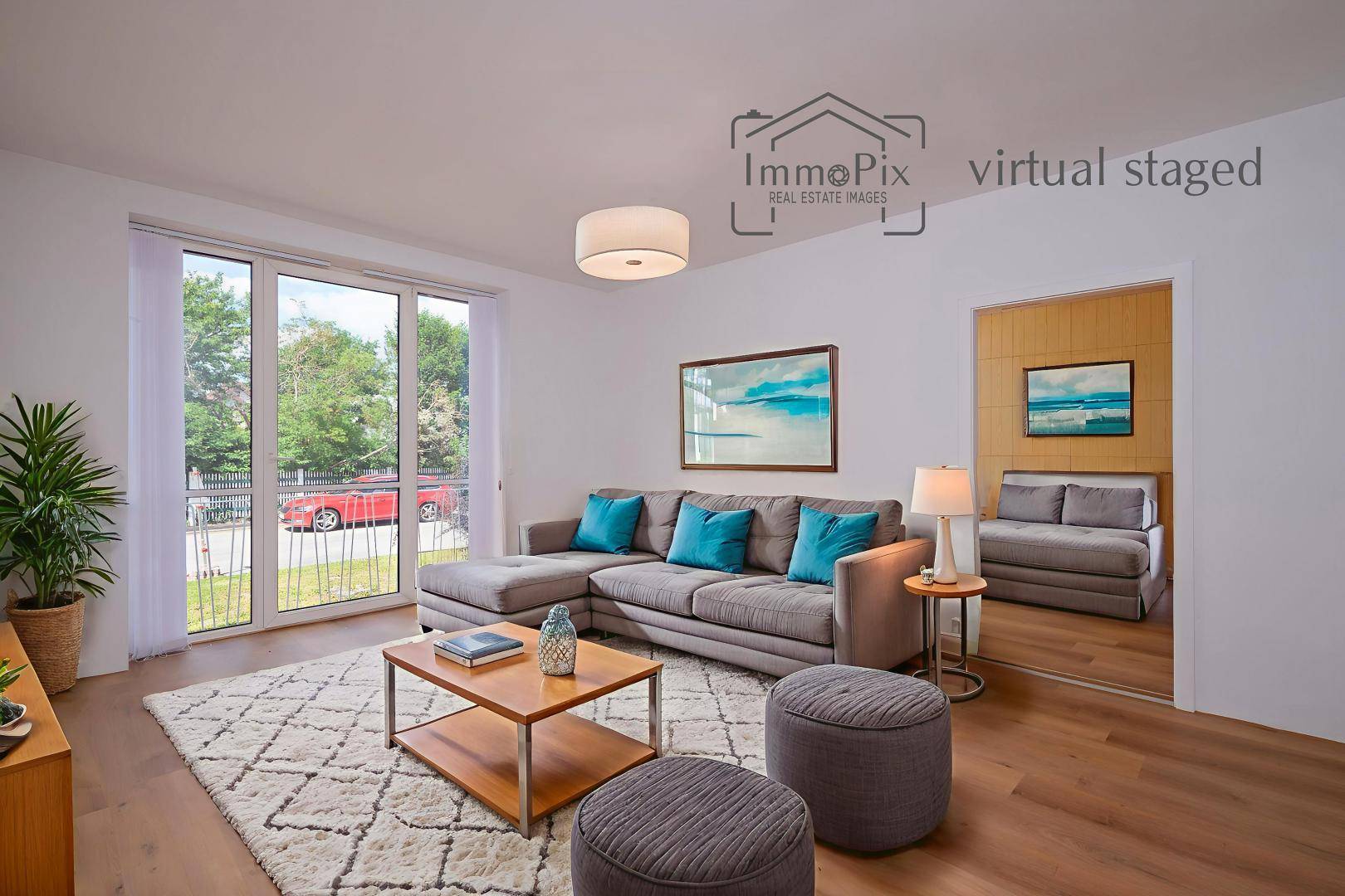 Wohnzimmer Staged