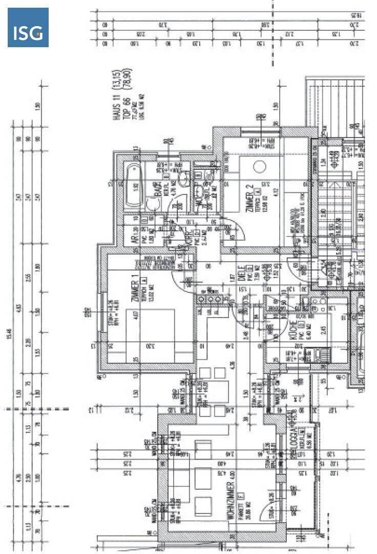 3-Zimmerwohnung in 4850 Timelkam, Waldpoint 5, Top 78 - Ansicht 2