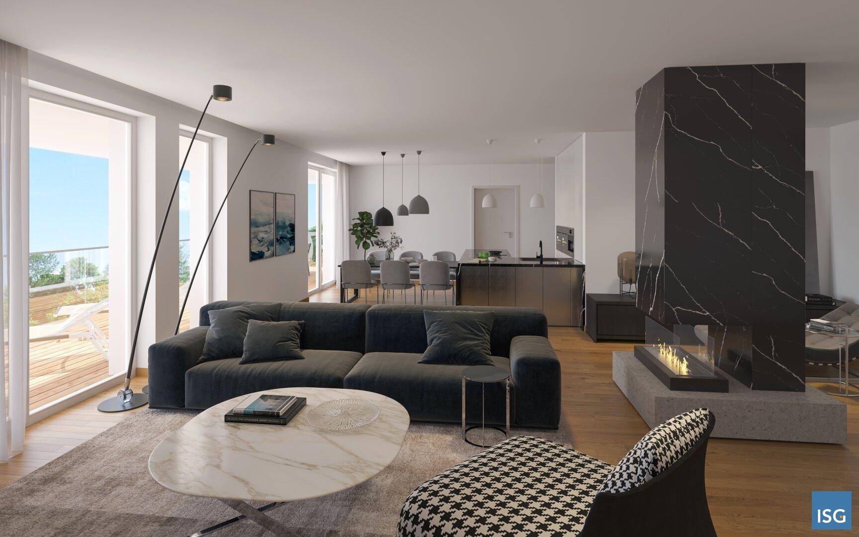 LEBEN IM FOKUS - TOP12 - Exklusive, provisionsfreie 4-Zimmer Neubau-Eigentumswohnung in Bestlage - Ansicht 3