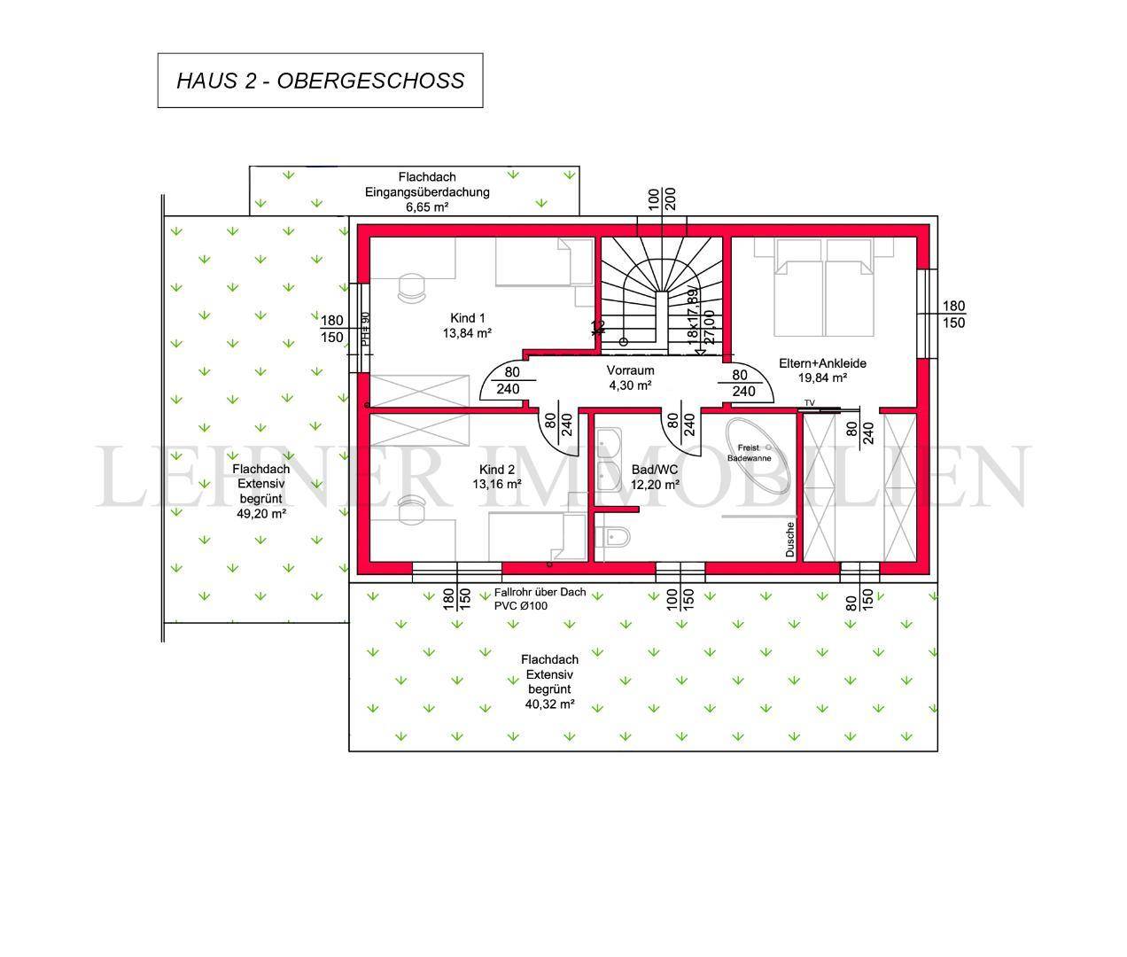 Lehner Immobilien Haus 2 Obergeschoss Bild