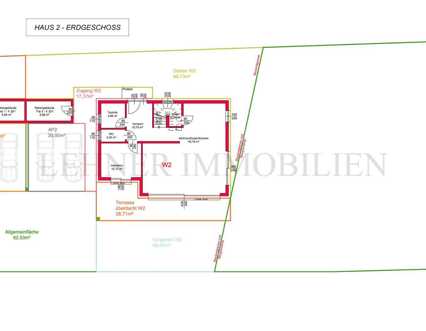 Lehner Immobilien Haus 2 Erdgeschoss Bild