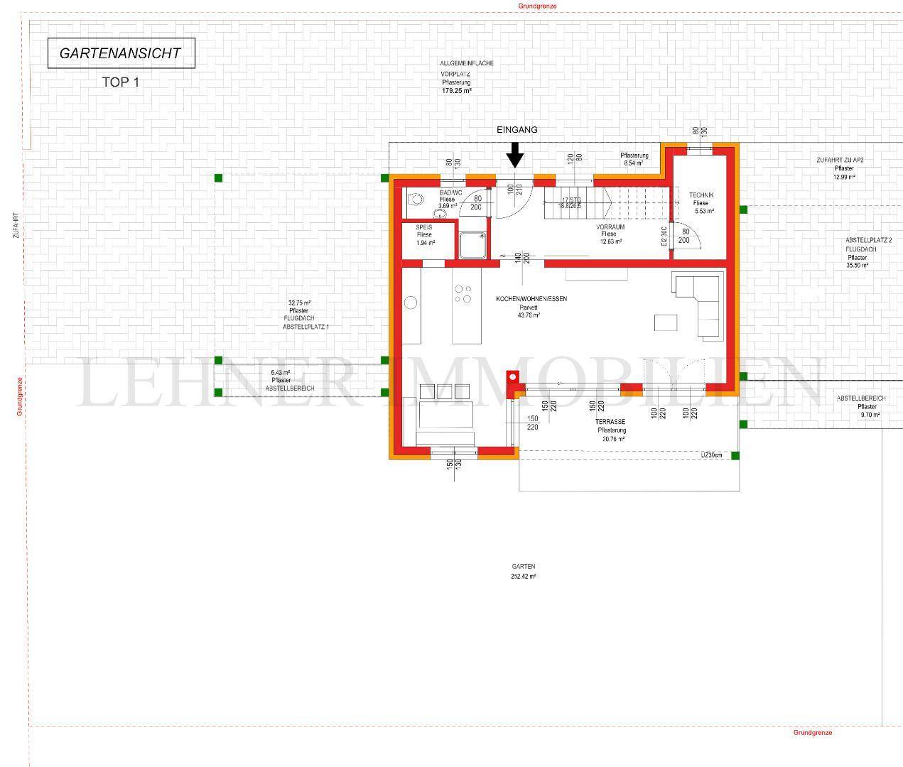 Lehner Immobilien Bild Gartenansicht