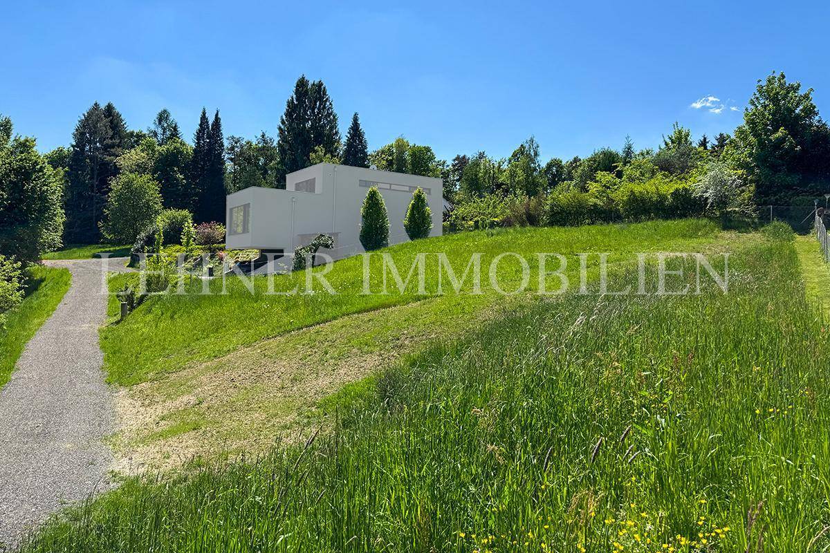 !!! VERMITTELT !!! * HART BEI GRAZ * BAUGRUNDSTÜCK MIT MALERISCHER AUSSICHT – INKL. GENEHMIGTER PLANUNG FÜR EINE TRAUMVILLA *** - Vista 4