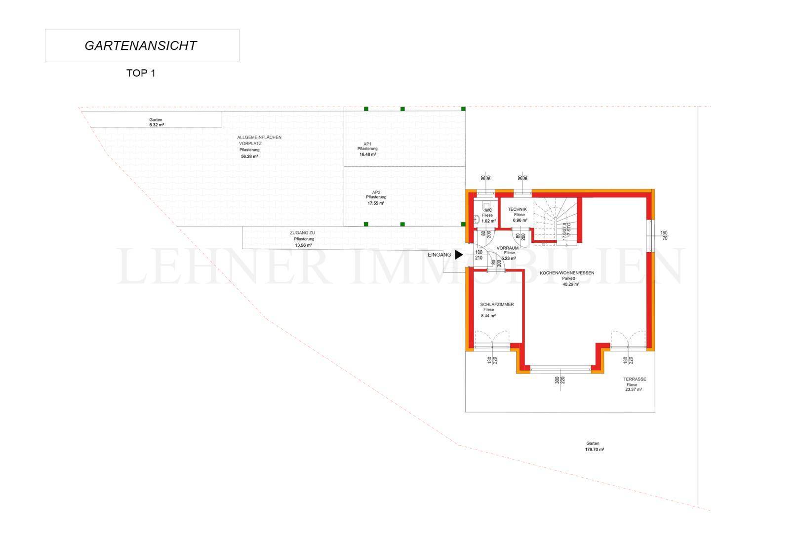 * KALSDORF BEI GRAZ * MODERNE NEUBAU-EINFAMILIENHÄUSER IN SONNIGER RUHELAGE NAHE DER MUR - ERSTBEZUG, TOP 1 * - Ansicht 5