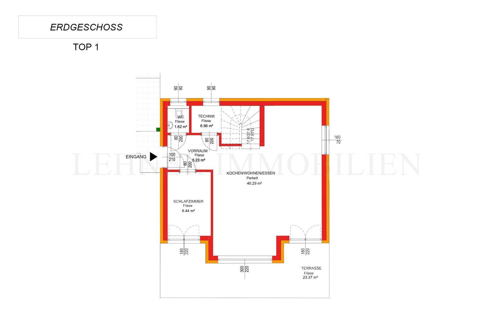 * KALSDORF BEI GRAZ * MODERNE NEUBAU-EINFAMILIENHÄUSER IN SONNIGER RUHELAGE NAHE DER MUR - ERSTBEZUG, TOP 1 * - Ansicht 6