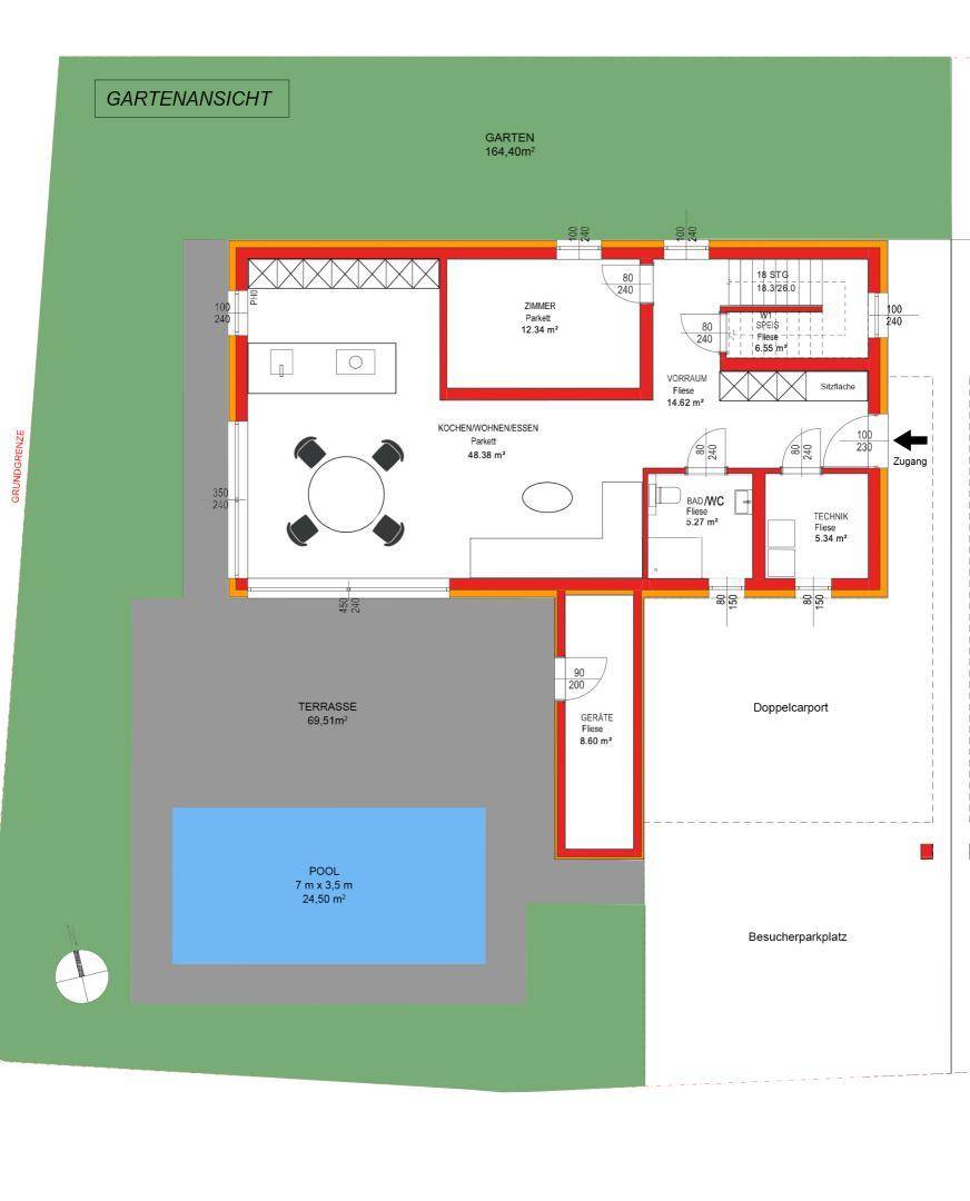 Lehner Immobilien Gartenansicht