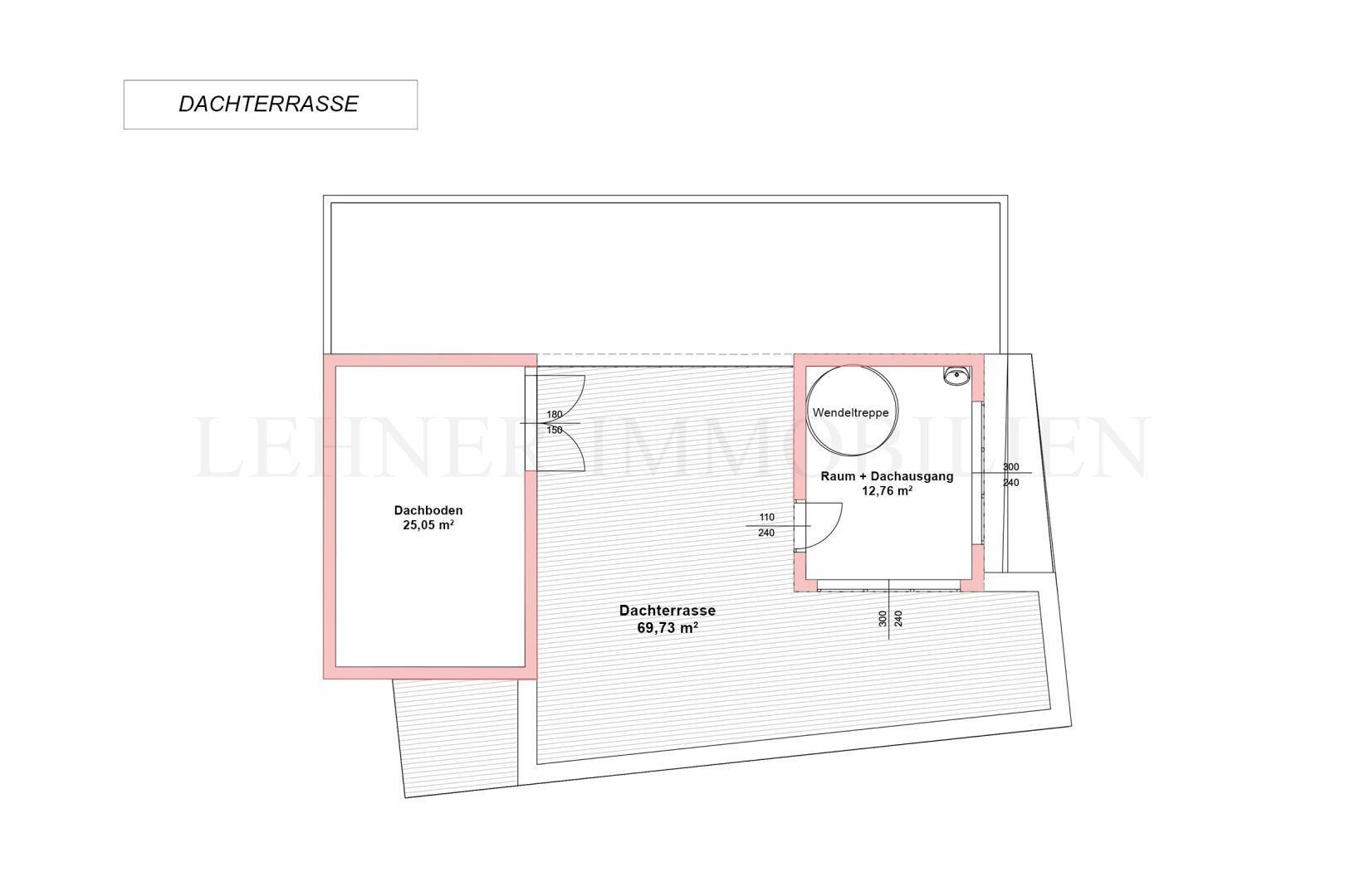 Lehner Immobilien Bild Dachterrasse