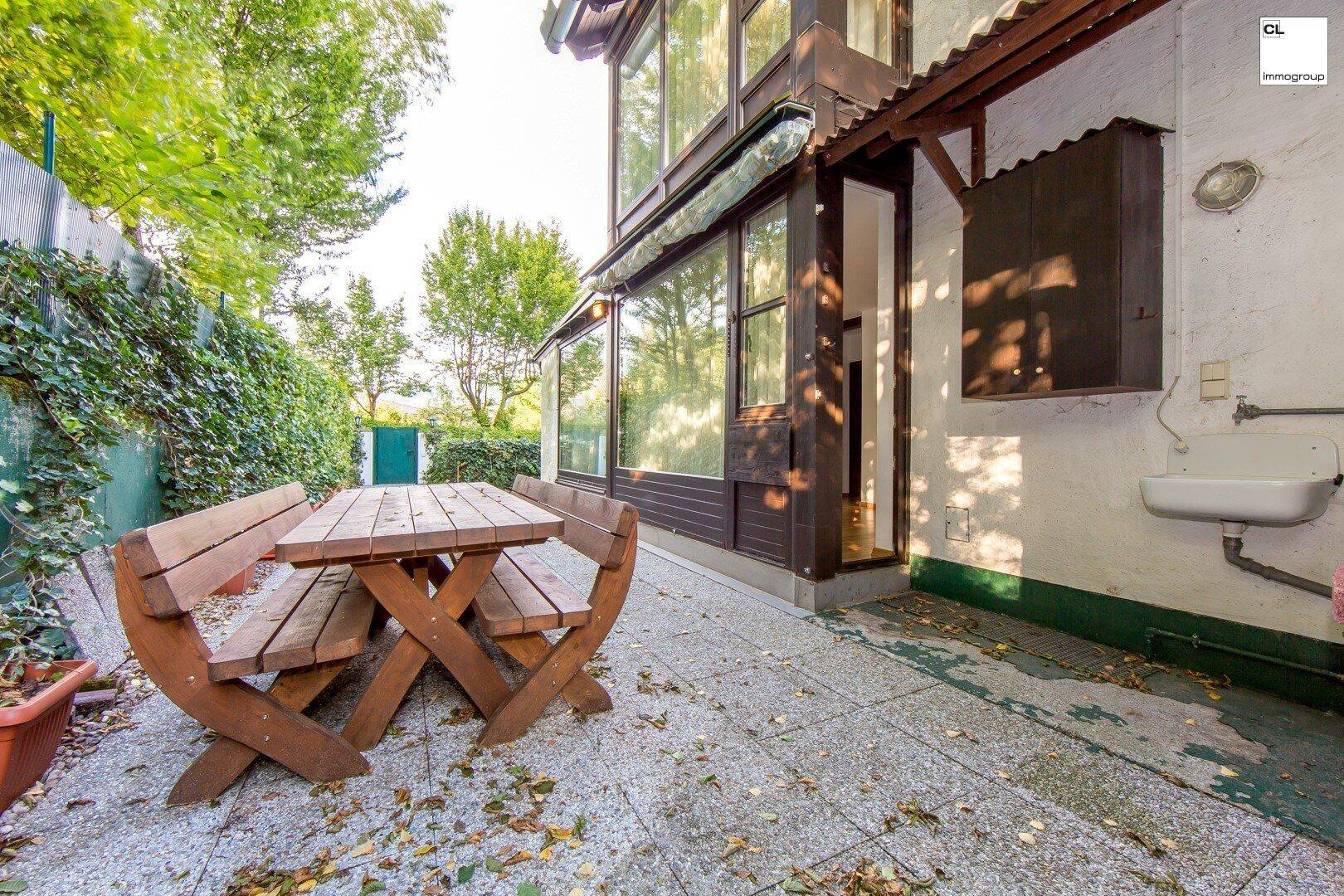 Geschützte Terrasse