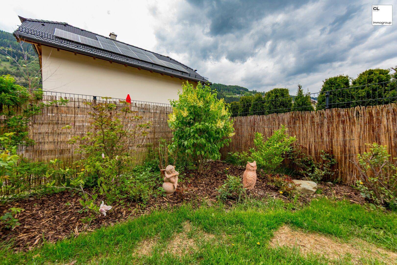 Liebevoll gestalteter Garten