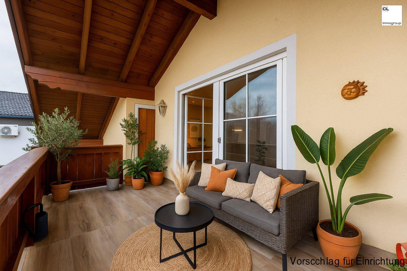 Einrichtungsvorschlag Balkon