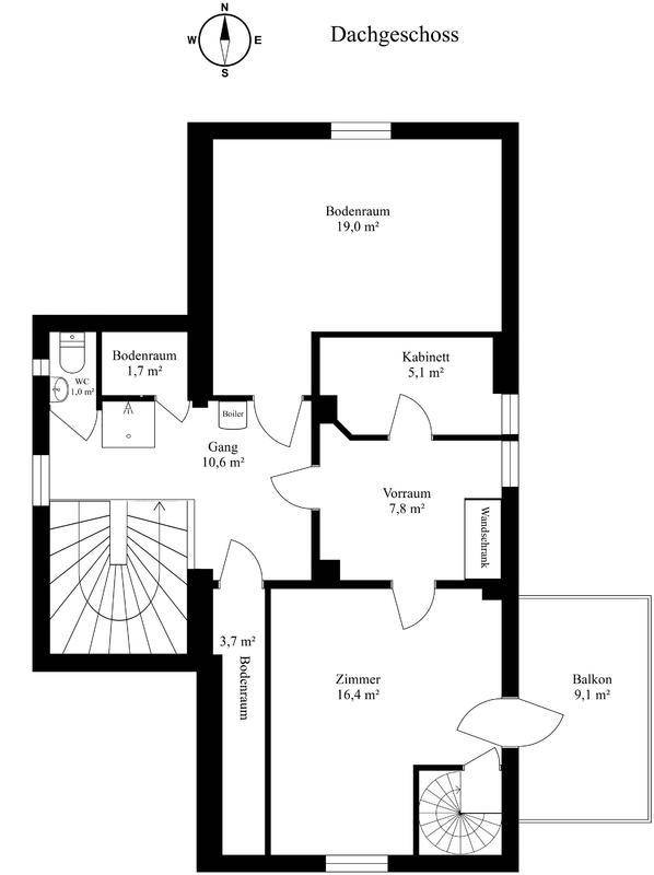 Landhaus - Dachgeschoss