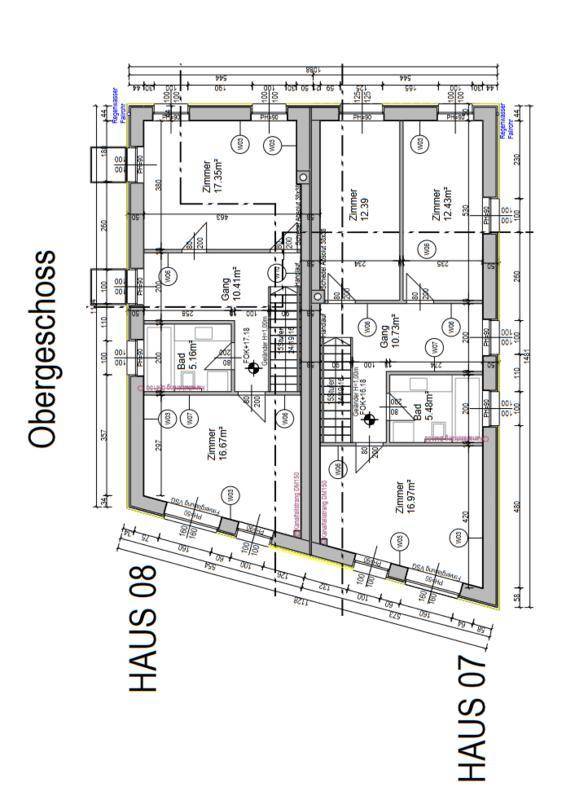 Obergeschoss Haus 7 und Haus 8